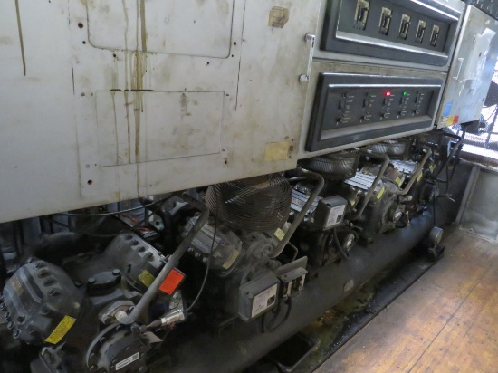 HUSSMANN COMPRESSOR RACK A - 5-COPELAND (5-20HP ESTIMATED) - 404A 208V - CAN'T BE REMOVED WHOLE