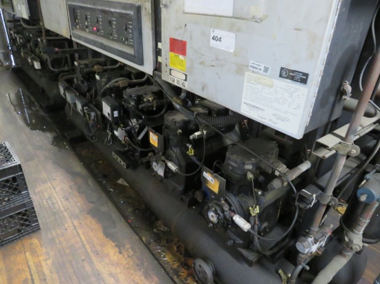 HUSSMANN COMPRESSOR RACK B - 5-COPELAND (2-10HP, 3-15HP) - 404A 208V - CAN'T BE REMOVED WHOLE