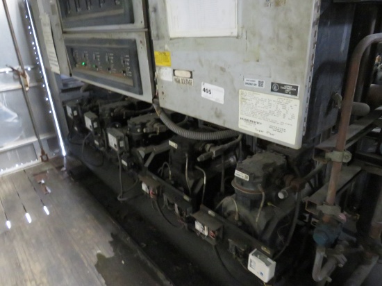 HUSSMANN COMPRESSOR RACK A - 5-COPELAND (5-10HP) - 404A 208V - CAN'T BE REMOVED WHOLE