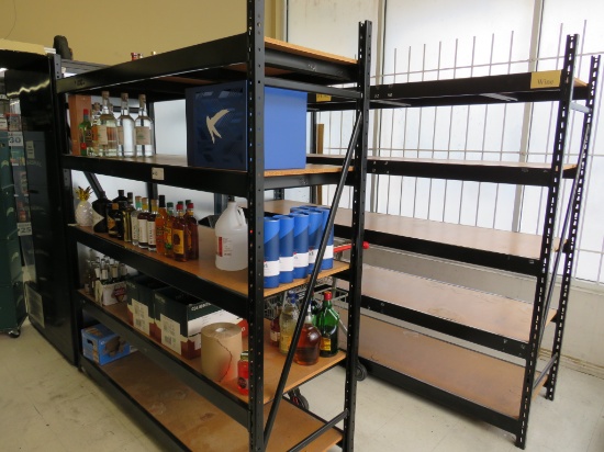 7FT TALL RACKING 26IN DEEP, 6FT, 8FT BEAMS