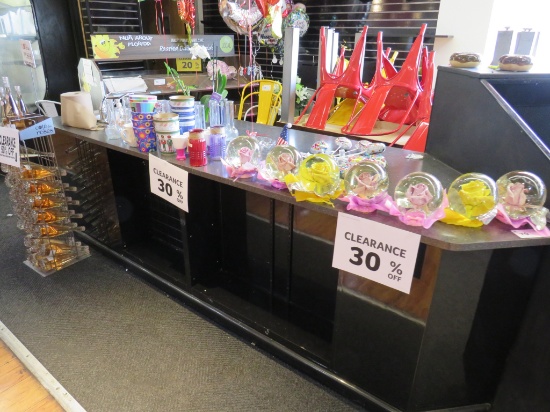 10FT FLORAL COUNTER WITH SINK
