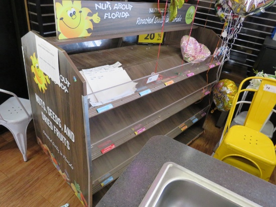 64-INCH 4-DECK DOUBLE-SIDED MERCHANDISER