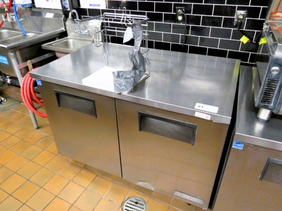 4FT TRUE TUC-48 SELF-CONTAINED 2-DOOR WORKTOP COOLER