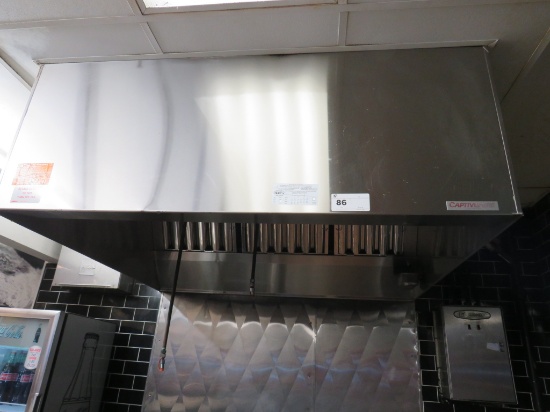 5FT S/STEEL EXHAUST HOOD - NO FANS