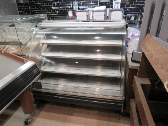4FT STRUCTURAL CONCEPTS CURVED-GLASS SERVICE 4-DECK HOT CASE