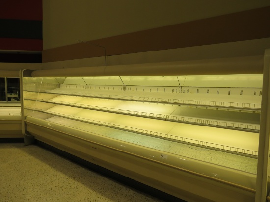 HILL/PHOENIX OHM 4-DECK MEAT CASES 2011 (2-8FT) - REMOTE COOLED, NO COMPRESSOR