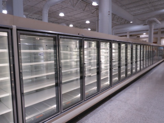 HILL/PHOENIX ORZ FREEZER DOOR CASES 2016 - SOLD BY THE DOOR - REMOTE COOLED, NO COMPRESSOR