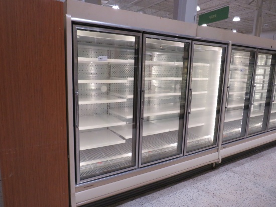 HILL/PHOENIX ORZ FREEZER DOOR CASE 2011 - SOLD BY THE DOOR - REMOTE COOLED, NO COMPRESSOR