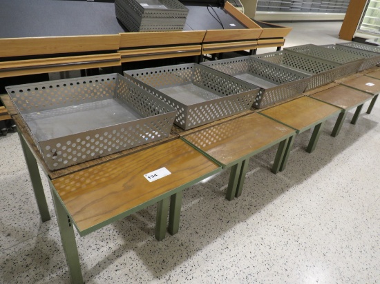 24x24 Display Tables W/Bulk Bin