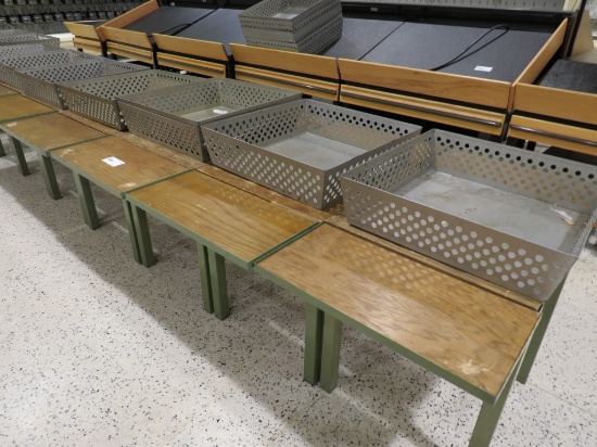 24x24 Display Tables W/Bulk Bin