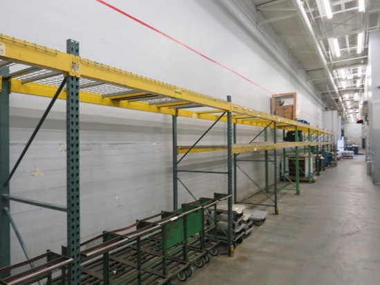 8FT TALL PALLET RACKING 42IN DEEP - SOLD BY THE OPENING