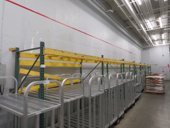 8FT TALL PALLET RACKING 42IN DEEP - SOLD BY THE OPENING