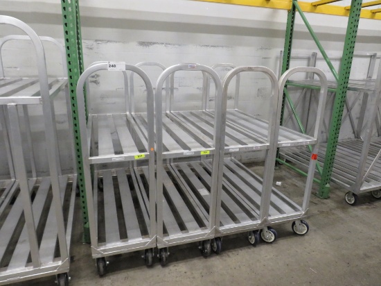 18X60 2-DECK ALUMINUM COOLER CARTS