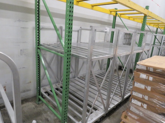 24X60 2-DECK ALUMINUM COOLER CARTS