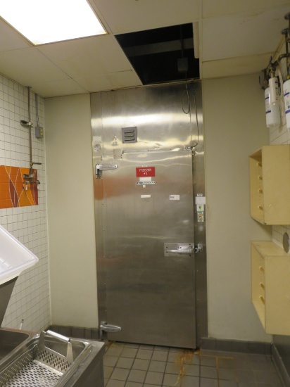 8X12X10 WALK-IN DELI FREEZER - NO COMPRESSOR