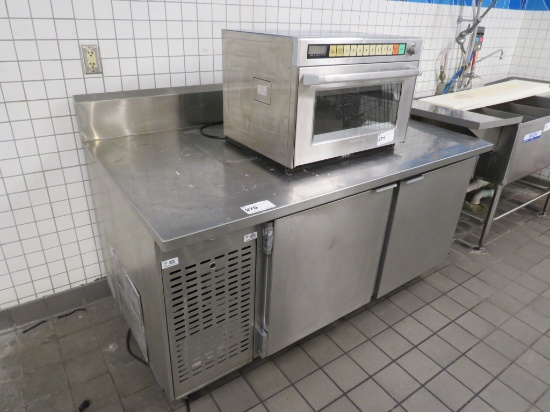 67-INCH EMI SELF-CONTAINED 2-DOOR WORKTOP COOLER