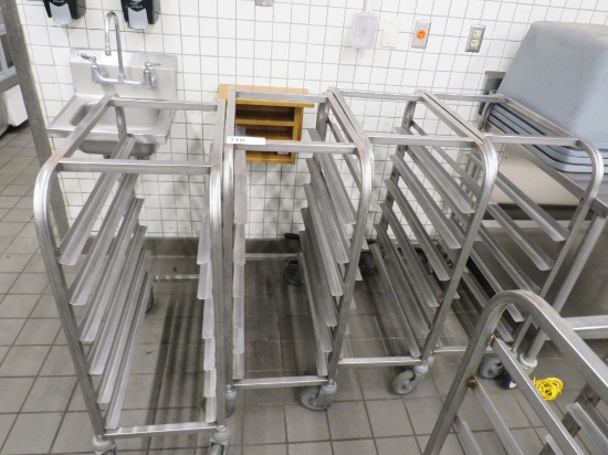 1/2 SIZE S/STEEL PLATTER RACKS