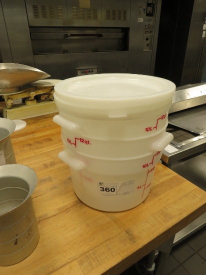 12qt Storage Containers With Lids