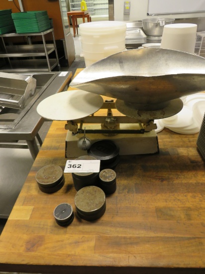 Detecto Balance Scale With Weights, Bowl