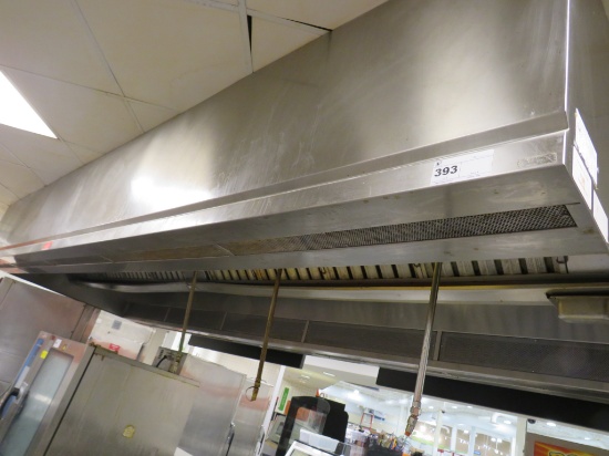 16ft Island S/Steel Exhaust Hood With Fans