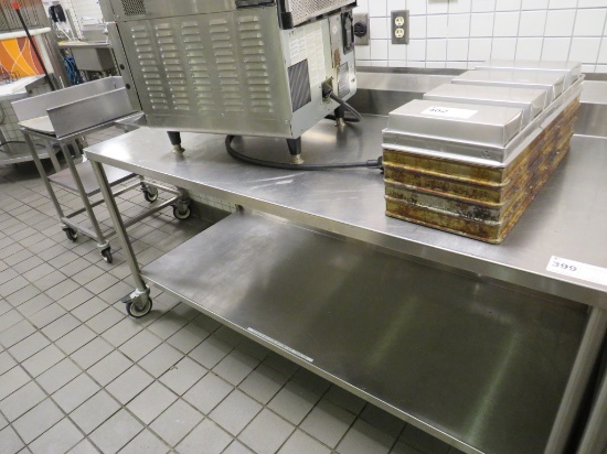 6ft Stainless Steel Table - 30in Deep