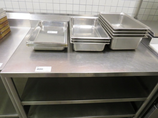 4FT STAINLESS STEEL TABLE - 30IN DEEP