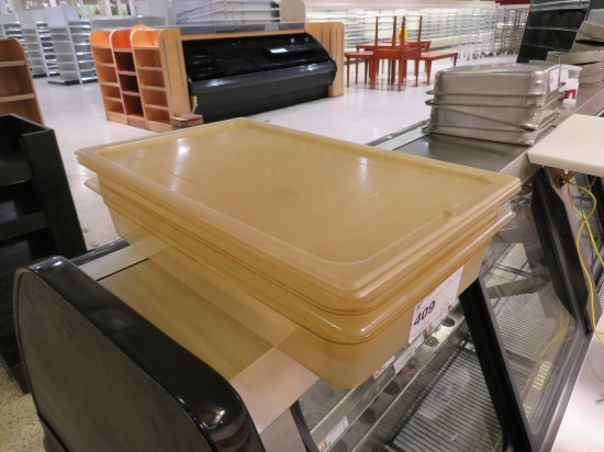 PLASTIC CONTAINERS WITH LIDS