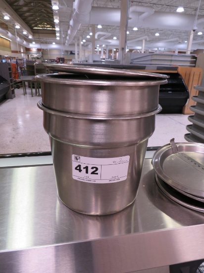 S/Steel Soup Pots With Lids