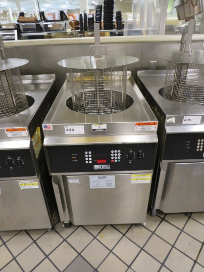 2021 GILES GEF-720 AUTO-LIFT FRYER WITH FILTER 208V/3PH