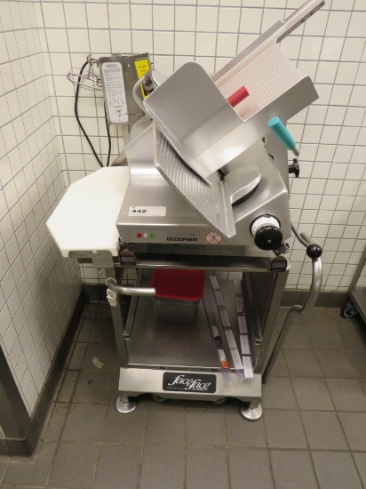 Bizerba Gsph Deli Slicer With Cart, Sharpener 2017