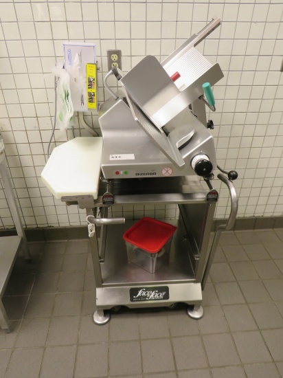 BIZERBA GSPH DELI SLICER WITH CART, SHARPENER 2016