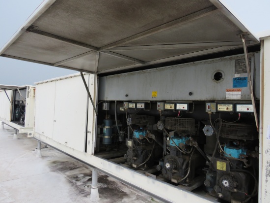 Hill Compressor Rack 7 - 18hp (3-Copeland) W/2-Fan Condenser