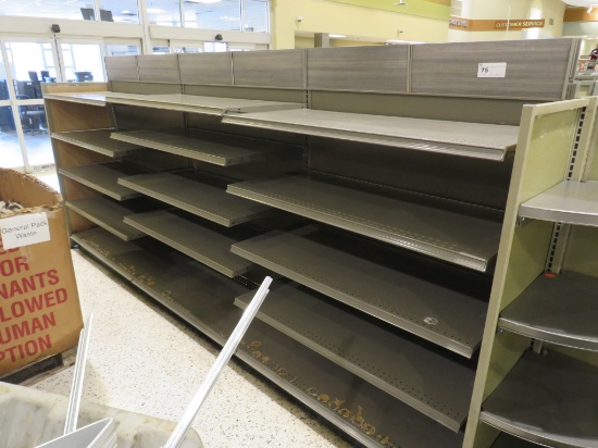 Madix Wall Shelving 60in Tall 22/22 - 20ft Run - Sold By The Foot