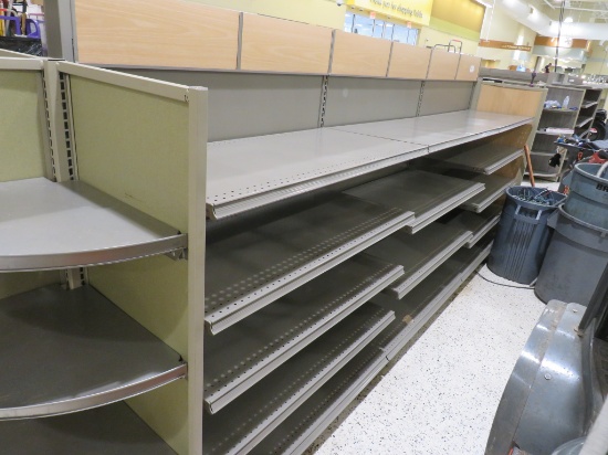 MADIX GONDOLA SHELVING 60IN TALL 22/22 - 12FT - SOLD BY THE FOOT