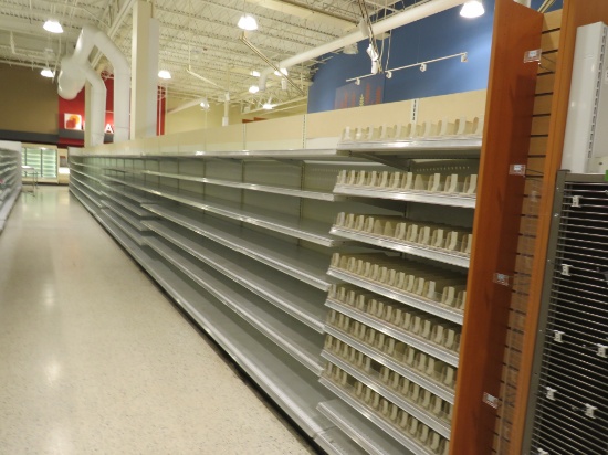 MADIX WALL SHELVING 84IN TALL 22/22 - 107FT - SOLD BY THE FOOT