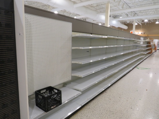MADIX GONDOLA SHELVING 72IN TALL 22/22 - 52FT W/4FT END CAP - SOLD BY THE FOOT