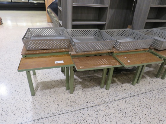 24x24 Display Tables W/Bulk Bin