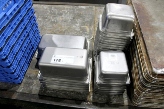 MISC. STAINLESS STEEL INSERT PANS