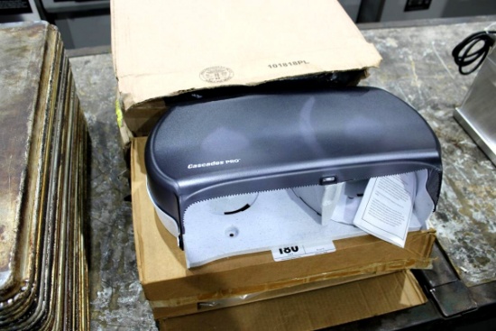 NEW CASCADES PRO DB12A1 DOUBLE TOILET TISSUE PAPER DISPENSER