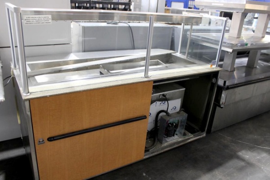 74IN SOUTHERN CASEARTS HOT FOOD BAR W/ SNEEZE GUARD