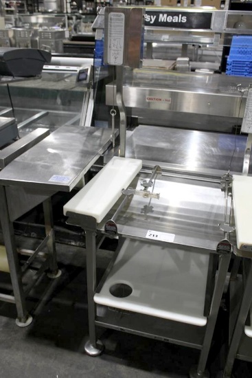 FACE TO FACE MEAT SLICER CART