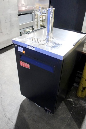 TURBO AIR TBD-1SB 24IN 1-TOWER 2-TAP KEGERATOR BEER DISPENSER
