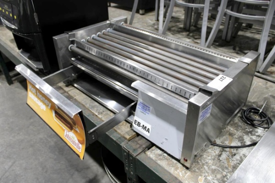 3FT STAR GRILL-MAX PRO HOT DOG ROLLER GRILL W/ BUN DRAWER