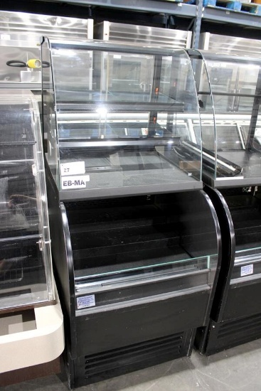 STRUCTURAL CONCEPTS COU2765R 27IN DUAL SERVICE MERCHANDISER W/ DRY BAKERY OVER SELF CONTAINED REFRIG
