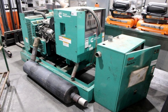 ONAN GGFE-545185 GENERATOR 50KW W/ TRANSFER SWITCH