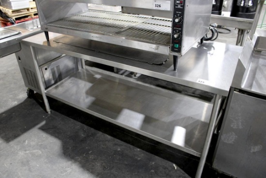 6FT STAINLESS STEEL TABLE