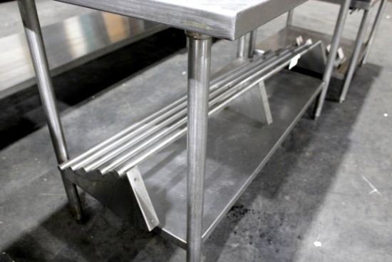 5FT STAINLESS STEEL WALL SHELF