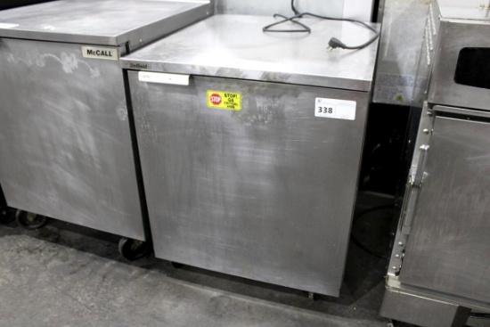 27IN DELFIELD 406-CKE SELF CONTAINED 1-DOOR UNDERCOUNTER COOLER