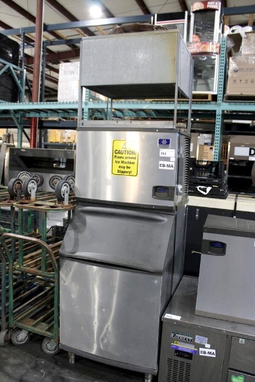 MANITOWOC IY0696N-261 REMOTE ICE MAKER HEAD W/ BIN AND CONDENSING UNIT