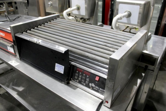 3FT STAR GRILL-MAX PRO HOT DOG ROLLER GRILL W/ BUN DRAWER